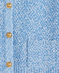 I.n.c. International Concepts Petite Marled Short-Sleeve Cardigan, Macy's Exclusive