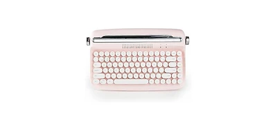 Lofree Actto B303 Wireless Keyboard, Retro Bluetooth Aesthetic Typewriter Style Keyboard with Integrated Stand for Multi-Device