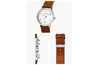Victoria Hyde Men's Watch Apple Leather Strap Orton in Brown