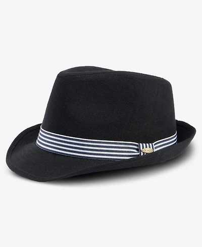 Scala Men's Striped Band Fedora
