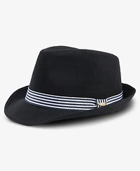 Scala Men's Striped Band Fedora