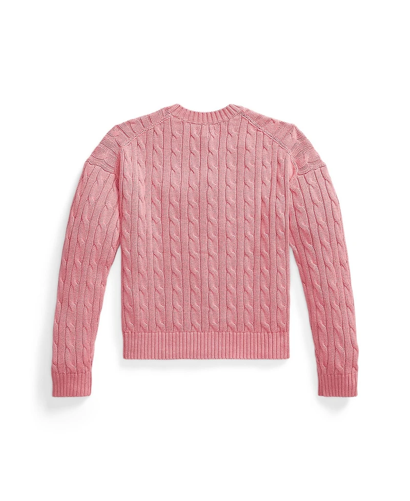 Polo Ralph Lauren Girls' 7-16 V-Neck Sweater