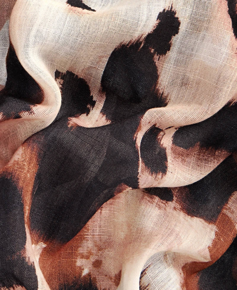 I.n.c. International Concepts Classic Leopard Blur Wrap Scarf, Macy's Exclusive