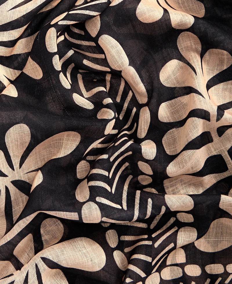 I.n.c. International Concepts Graphic Palm Wrap Scarf, Macy's Exclusive