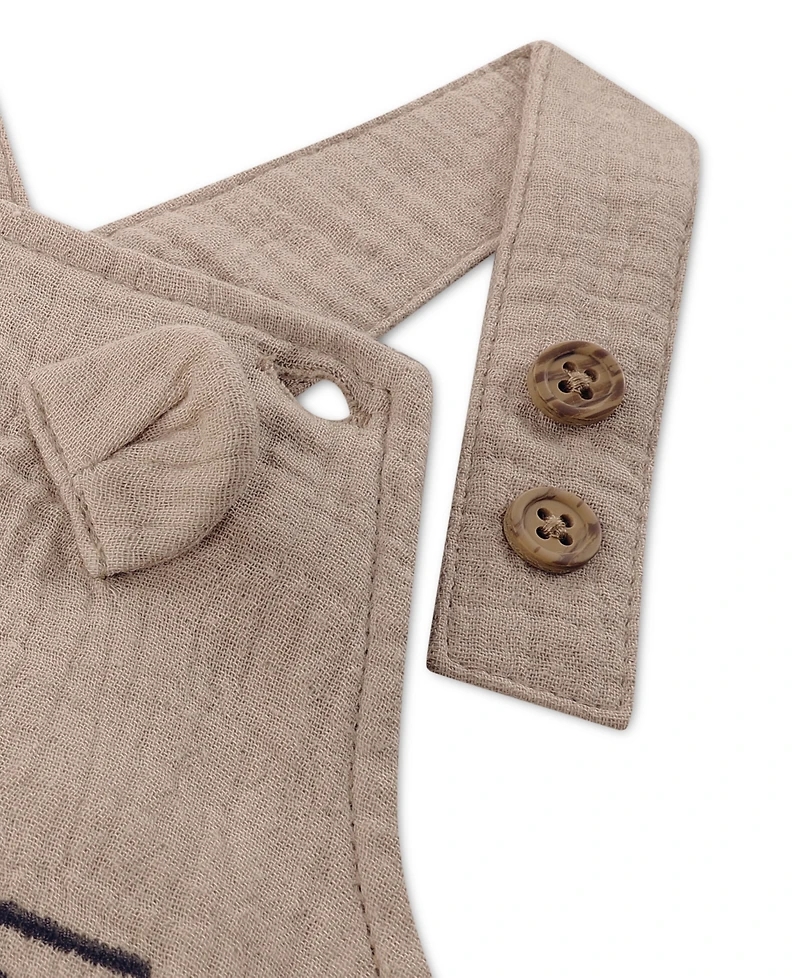 Huggies Baby Boys' Crewneck T-Shirt and Shortall, 2-Piece Set