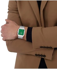 Lacoste Men's Rene Silver Tone Stainless Steel Mesh Bracelet Watch