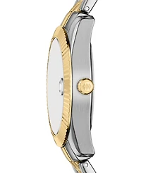 Fossil Women's Scarlette Three-Hand Date Two-Tone Stainless Steel Watch, 32mm