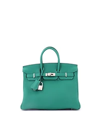 Pre-Owned HERMES Birkin Handbag Togo with Palladium Hardware
