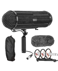 Movo BWS1000 Blimp Wind & Vibration Protection System for Shotgun Microphones