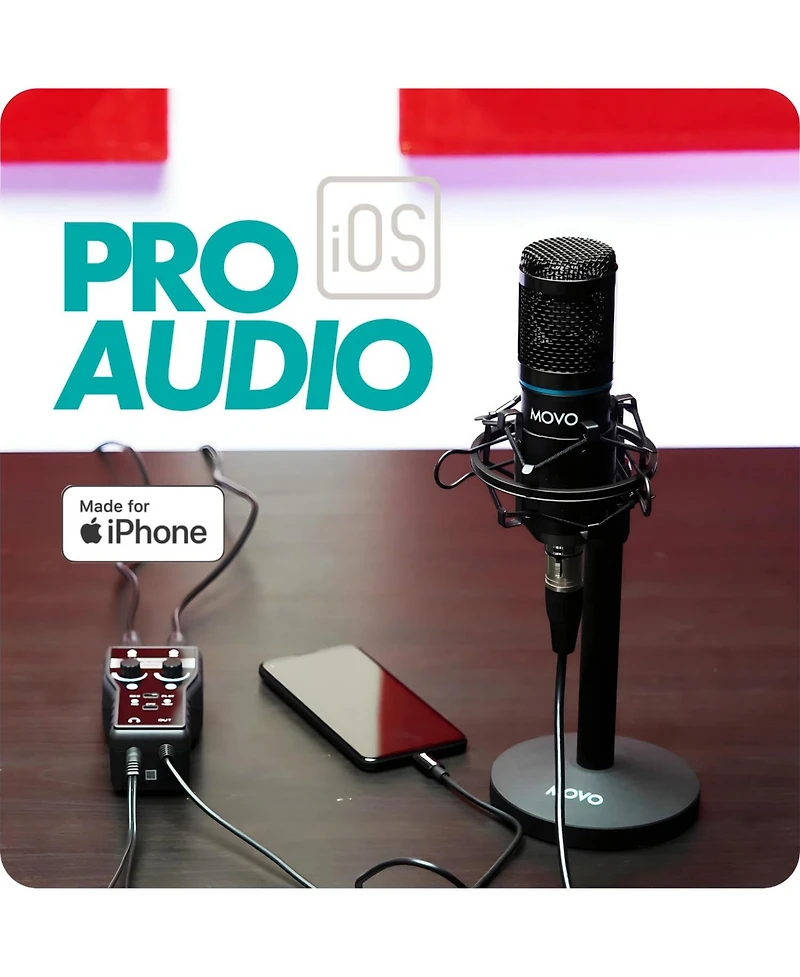 Movo iPhone Podcast Equipment Bundle