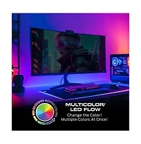 Monster Cable 10-Ft Ir Remote Controlled Rgb-ic Led Indoor Light Strip with Sound Reactive Microphone