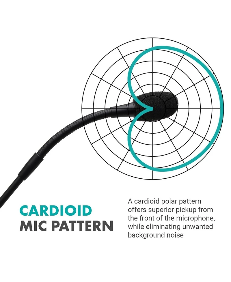 Movo Gm-7 Usb Gooseneck Microphone for Computers