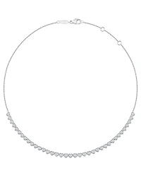 Macy's Diamond Tennis Necklace (1 ct. t.w.) in Sterling Silver