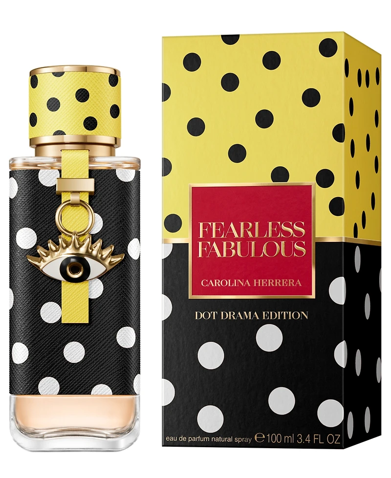 Carolina Herrera Luckycharms Fearless and Fabulous Dot Drama Eau De Parfum, 3.4 oz.