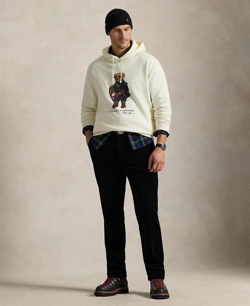 Polo Ralph Lauren Men's Big & Tall Bear Printed Fleece Hoodie