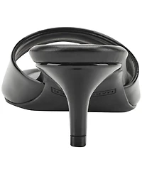 Marc Fisher Women's Sagi Slip-On Kitten Heel Dress Sandals