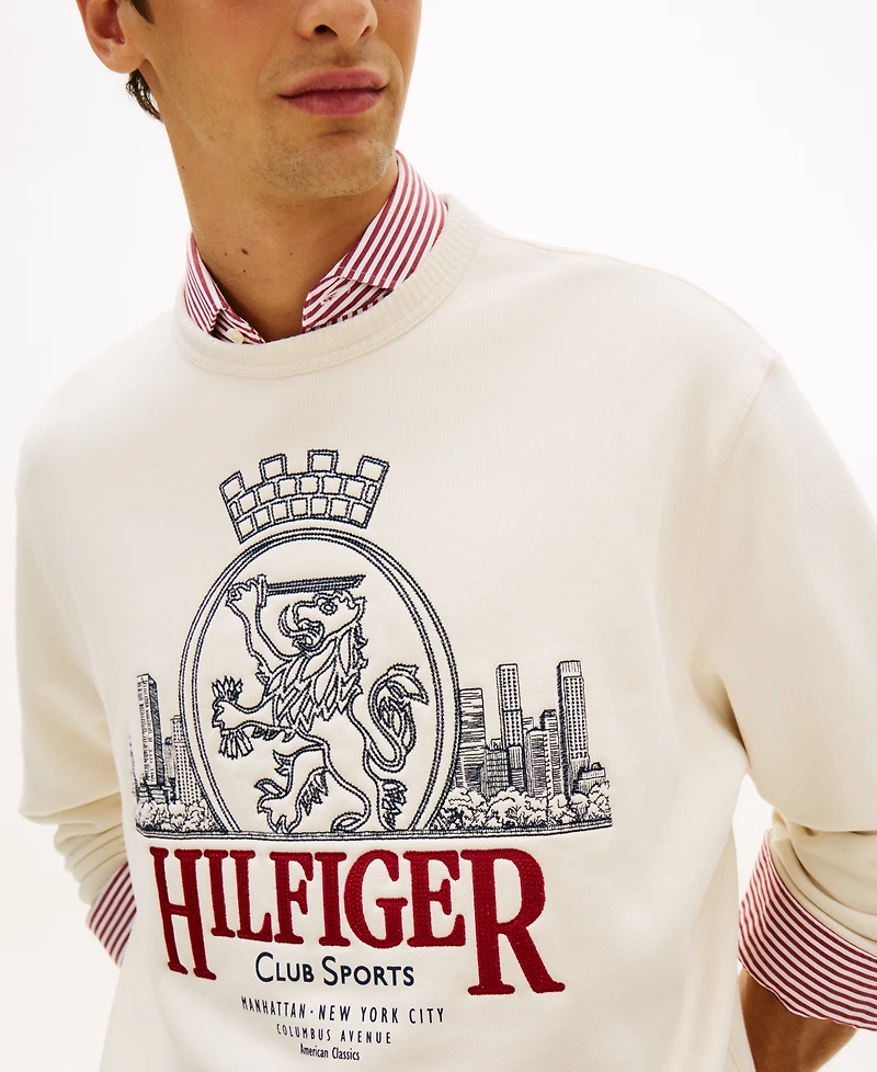 Tommy Hilfiger Men's Crewneck Heritage Series Crest Sweatshirt