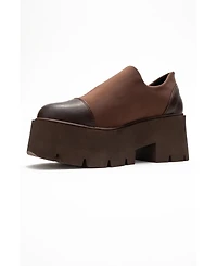 Prologue Shoes Women's Grena Platform Slip-On