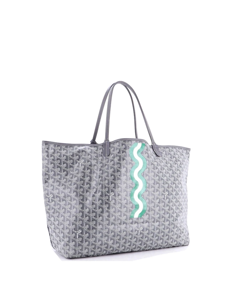 Pre-Owned Goyard Gm Saint Louis Tote Printed Coated Canvas