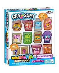 Cra-z-Art Cra-z-Slimy: Mini Mania Slimy Food: Grocery Set #1