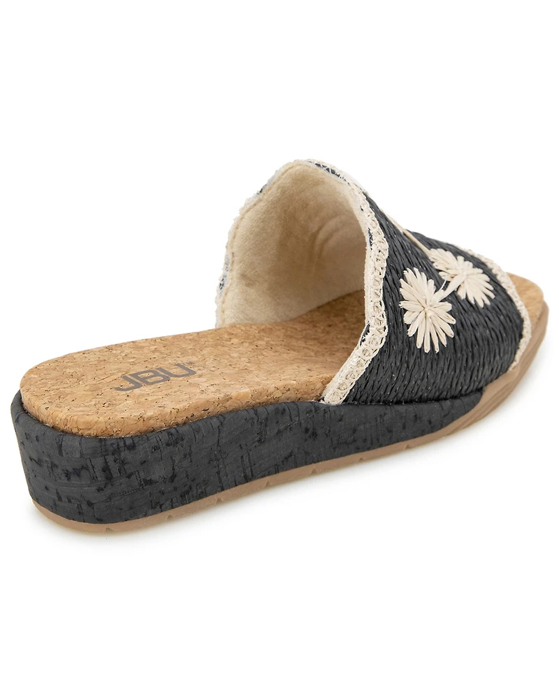 Jbu Women's Winnie Casual Wedge Sandals