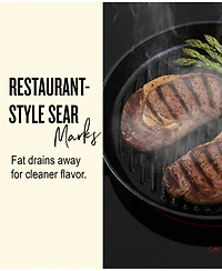 Alva Nori 11" Pre-Seasoned Cast Iron Grill Pan