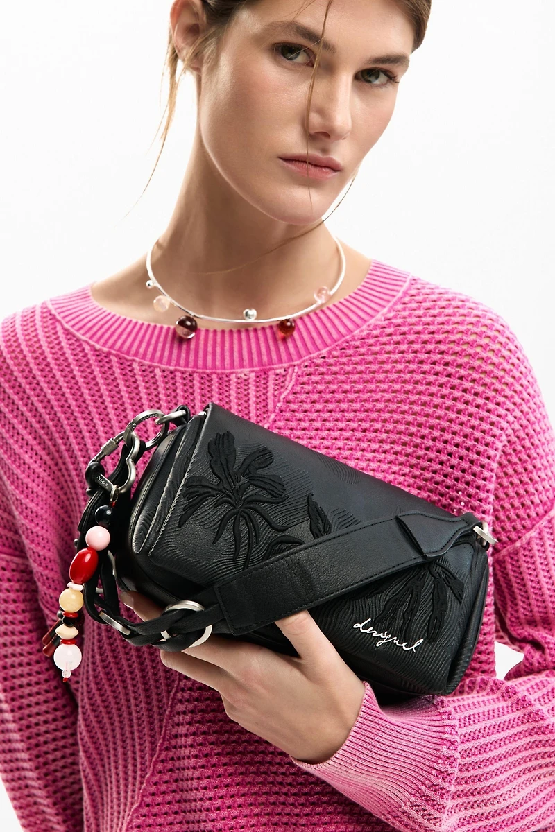 Desigual Women's Small bag with floral embossing