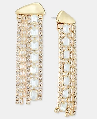 I.n.c. International Concepts Crystal Multi-Row Statement Earrings, Macy's Exclusive
