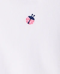 Epic Threads Girls' Toddler 2T-5T Ribbed Embroidered T-Shirt, Macy's Exclusive