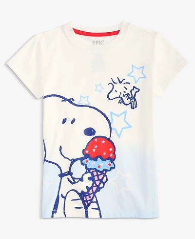 Epic Threads Girls' 5-20 Snoopy Ice Cream T-Shirt, Macy's Exclusive