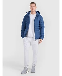 4F Men's Quilted Down Jacket With Synthetic Filling