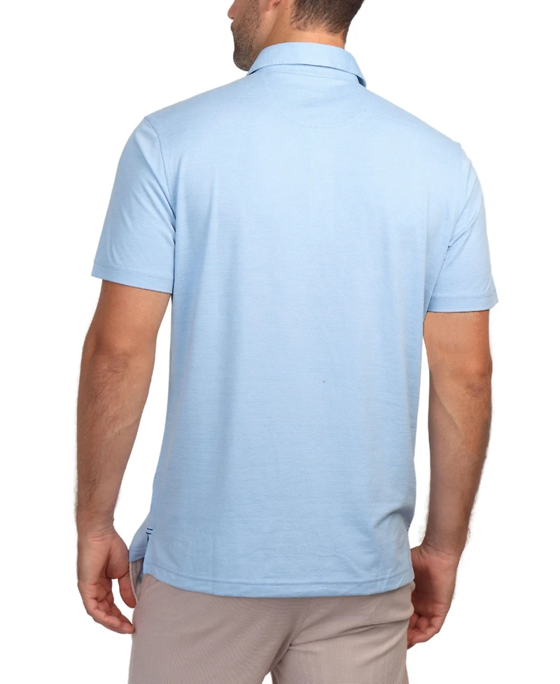 Tailorbyrd Men's Performance Mesh Short Sleeve Polo