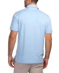 Tailorbyrd Men's Performance Mesh Short Sleeve Polo