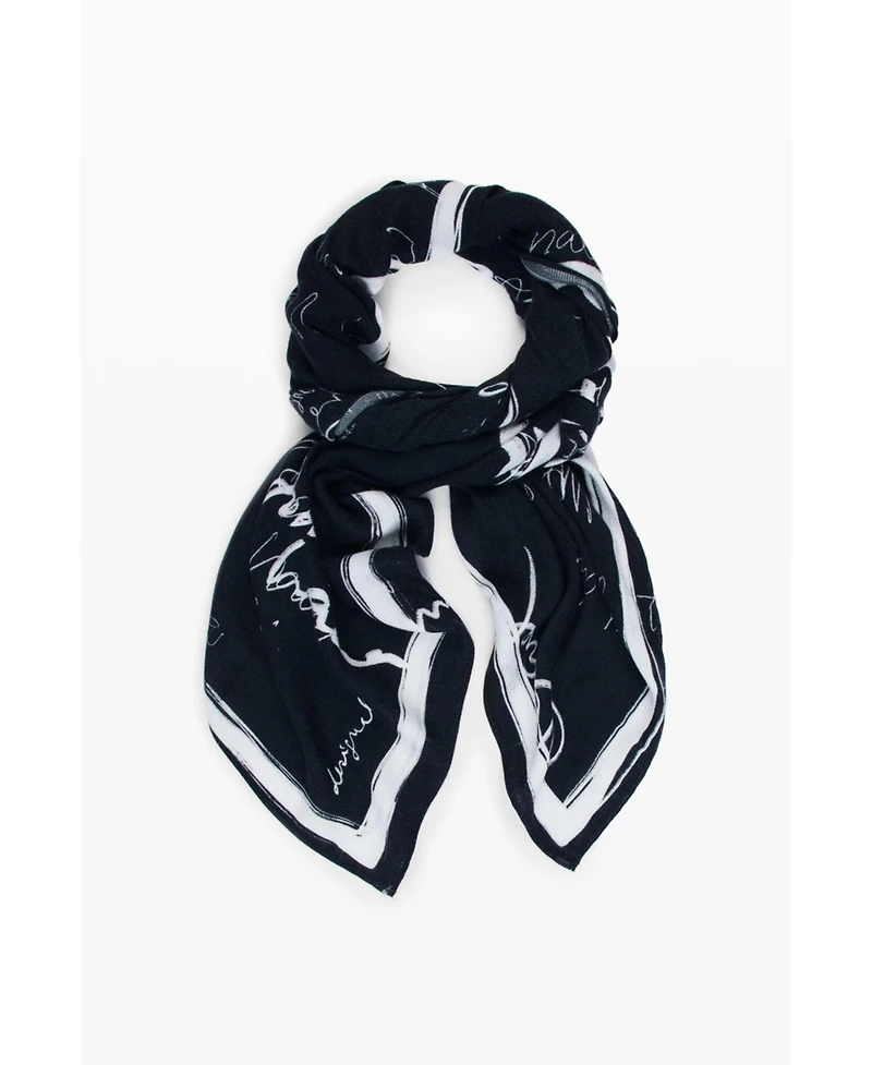 Desigual Women's Lettering Foulard