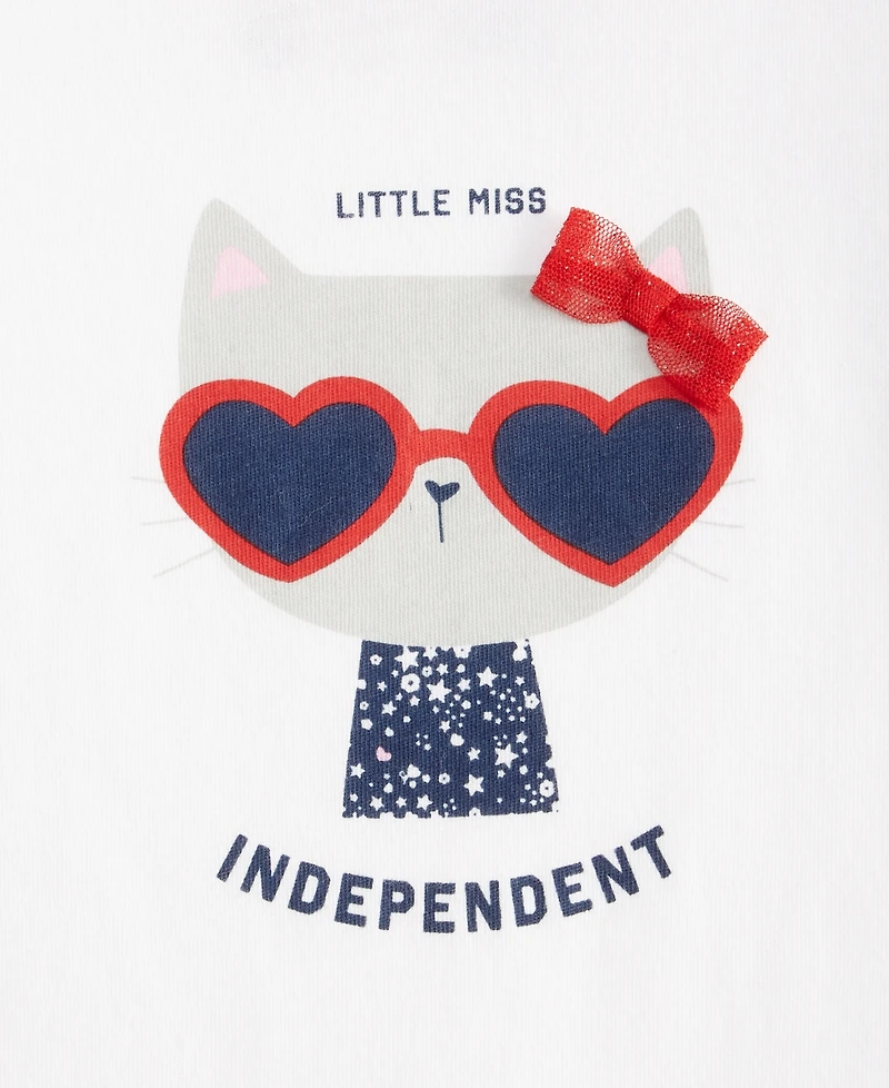Epic Threads Girls' Toddler 12M-5T Little Miss Independent T-Shirt, Macy's Exclusive