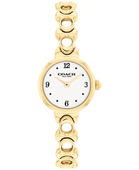 Coach Women's Iris Gold Tone Stainless Steel Bracelet Watch, 22.5mm