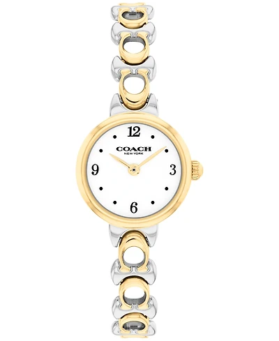 Coach Women's Iris Two Tone Stainless Steel Bracelet Watch, 22.5mm