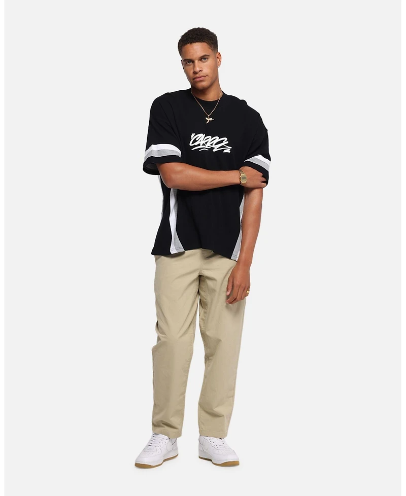 Carre Men's Graffiti Waffle T-Shirt Black