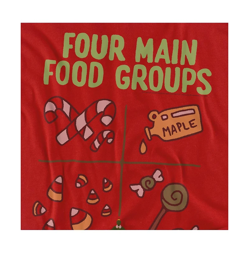 Elf Men's Buddy Four Food Groups Graphic T-Shirt