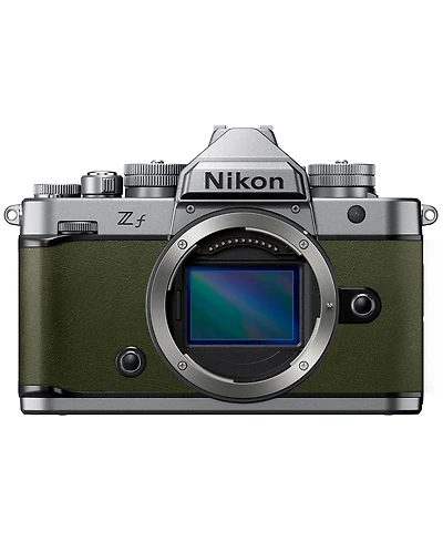 Nikon Z f Mirrorless Camera, Silver/Moss Green