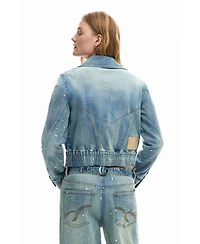 Desigual Women's Trucker jacket with embroidery
