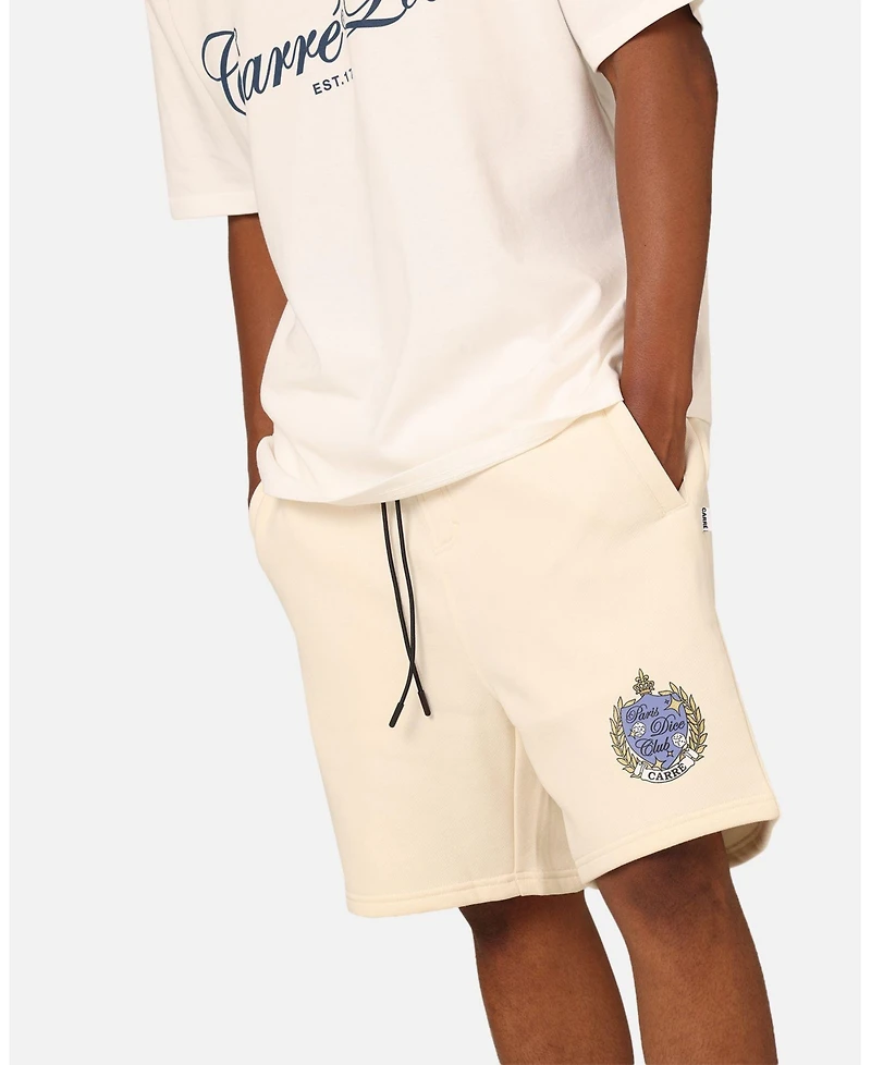 Carre Men's Dice Club Sweat Shorts Off White