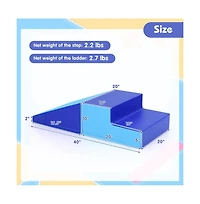 Hongge 2 Piece Baby Step and Slide Soft Climber Set