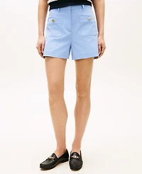 Tommy Hilfiger Women's Preppy Slim Straight Shorts