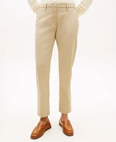 Tommy Hilfiger Women's Twill Slim Chino Pants
