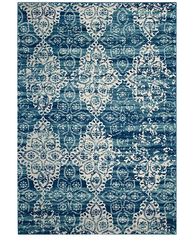 Safavieh Evoke EVK266F Royal/Ivory 8' x 10' Area Rug