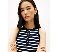 Tommy Hilfiger Women's Gold-Tone Button Dress