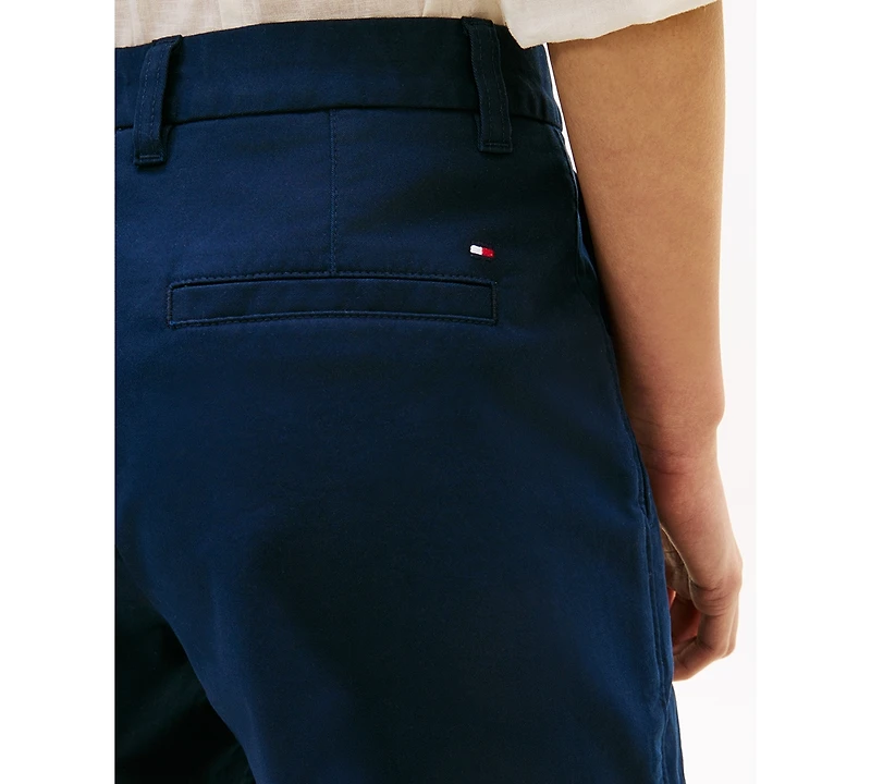 Tommy Hilfiger Women's Twill Slim Straight Shorts