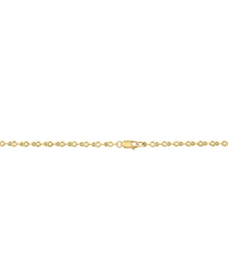 Effy Collection Diamond (1/2 ct. t.w.) & Emerald (2-5/8 ct. t.w.) Necklace in 14k Two-Toned Gold