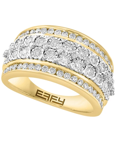 Effy Collection Diamond Ring (1 ct. t.w.) in 14k Yellow Gold